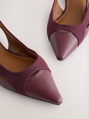 Rojo baya - Forever Comfort® Pointed Toe Slingback Shoes - Imagen 7 de 8