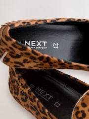 Leopard Forever Comfort® Leather Round Toe Driver Loafers - Image 9 of 10