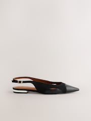 Schwarz - Forever Comfort® Pointed Toe Slingback Shoes - Bild 4 von 6