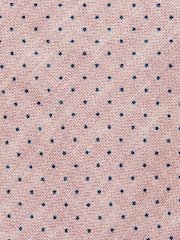Rosa claro - Reiss Aurelio Silk Pin-Dot Tie - Imagen 5 de 5