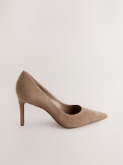 Camel Extra Wide Fit Forever Comfort® Leather Mid Court Shoes - Image 2 of 5