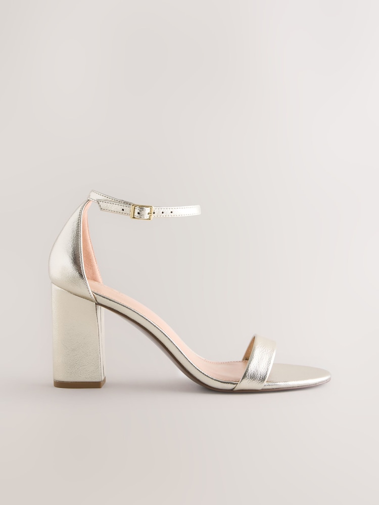 Gold - Forever Comfort® Sandalen mit Blockabsatz - Bild 1 von 5 Gold - Forever Comfort® Sandalen mit Blockabsatz - Bild 1 von 5