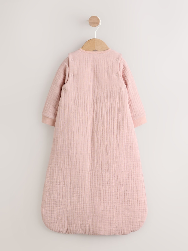 Pink 2.5 TOG Removable Sleeve Sleep Bag - Image 2 of 11