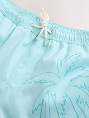 Green Snoopy License Printed Swim Shorts - Image 3 of 4