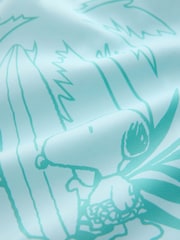 Green Snoopy License Printed Swim Shorts - Image 4 of 4