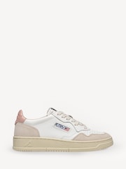 AUTRY Light Pink Womens Medalist Low Trainers - Image 1 of 6
