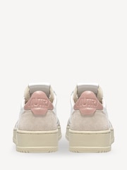 AUTRY Light Pink Womens Medalist Low Trainers - Image 3 of 6