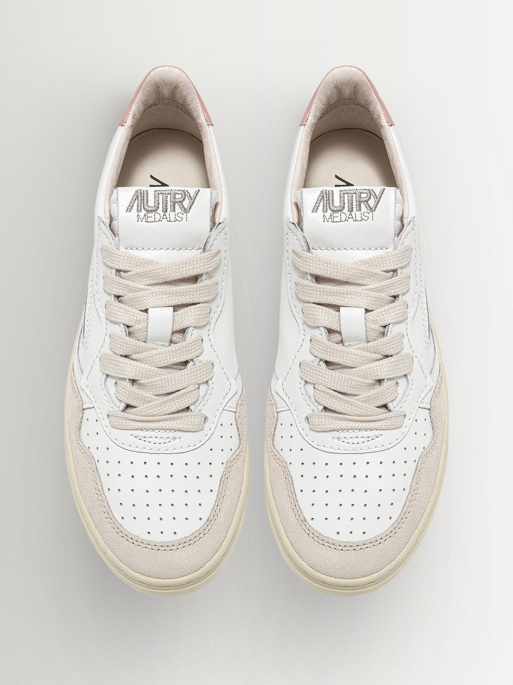 Buy AUTRY Light Pink Womens Medalist Low Trainers from the Next UK