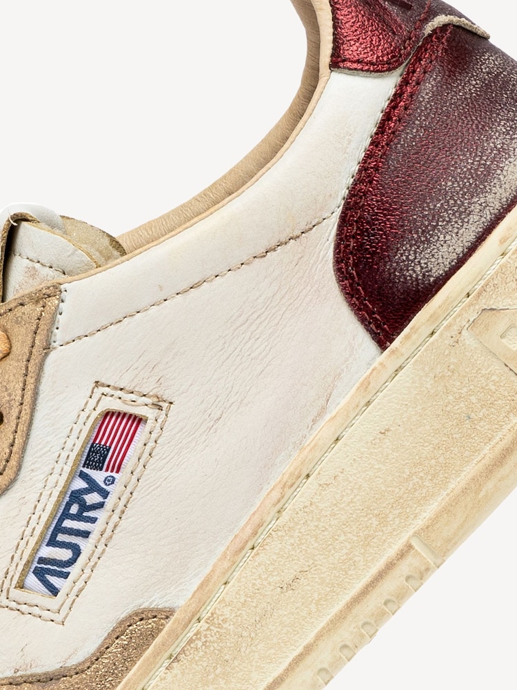 AUTRY Gold Womens Sup Vint Low Trainers - Image 6 of 6 AUTRY Gold Womens Sup Vint Low Trainers - Image 6 of 6