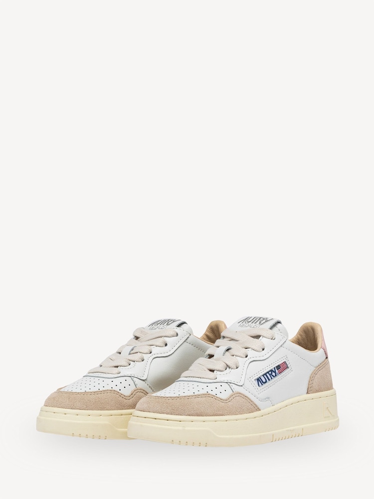 AUTRY Pink Kids Medalist Low Trainers - Image 2 of 6
