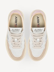 AUTRY Pink Kids Medalist Low Trainers - Image 4 of 6