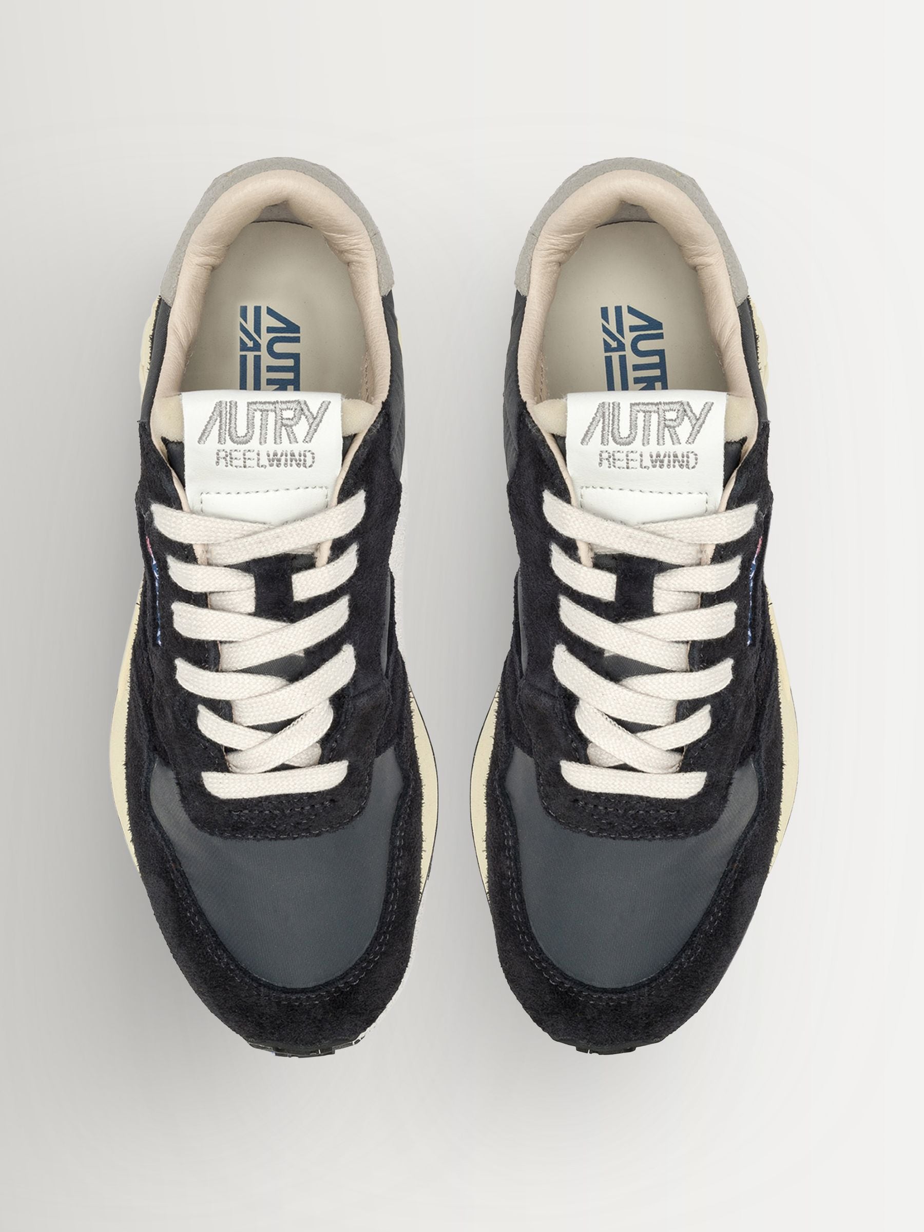 Buy Autry Black Mans Reelwind Low Trainers from Next USA