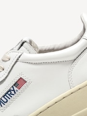 AUTRY White Mans Medalist Low Trainers - Image 6 of 6