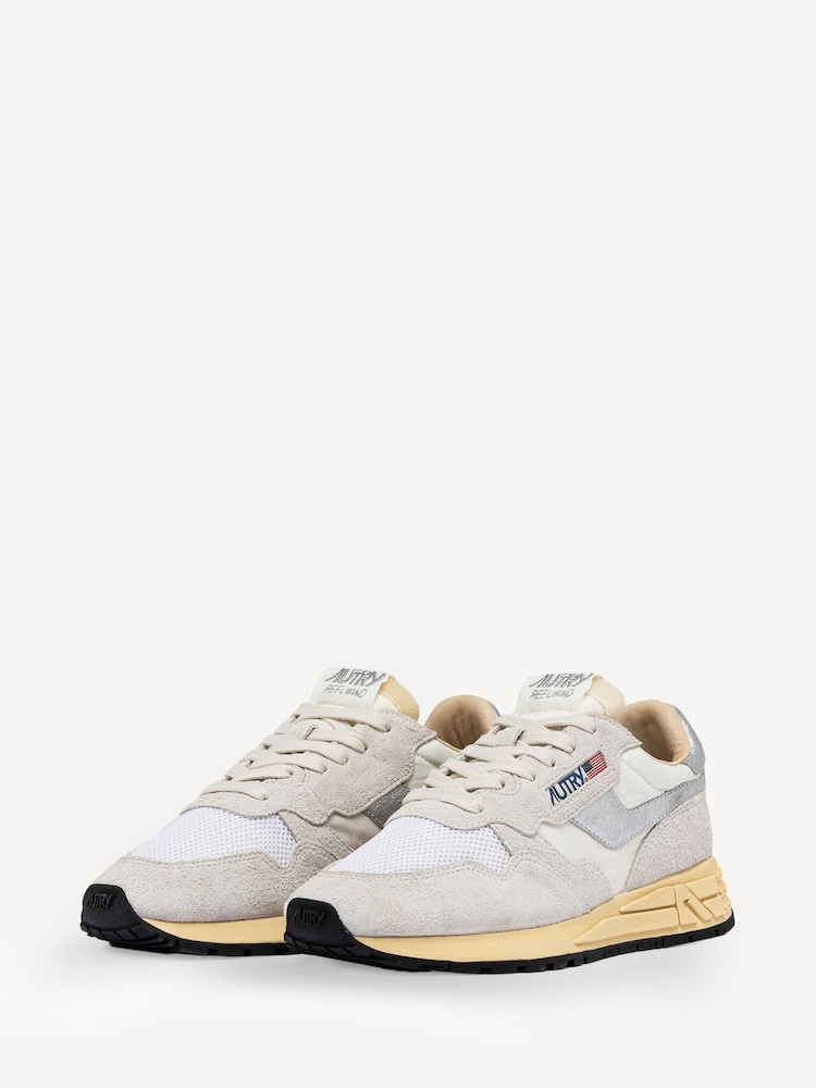 AUTRY Silver Womens Reelwind Low Trainers - Image 2 of 6