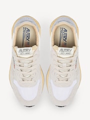 AUTRY Silver Womens Reelwind Low Trainers - Image 4 of 6