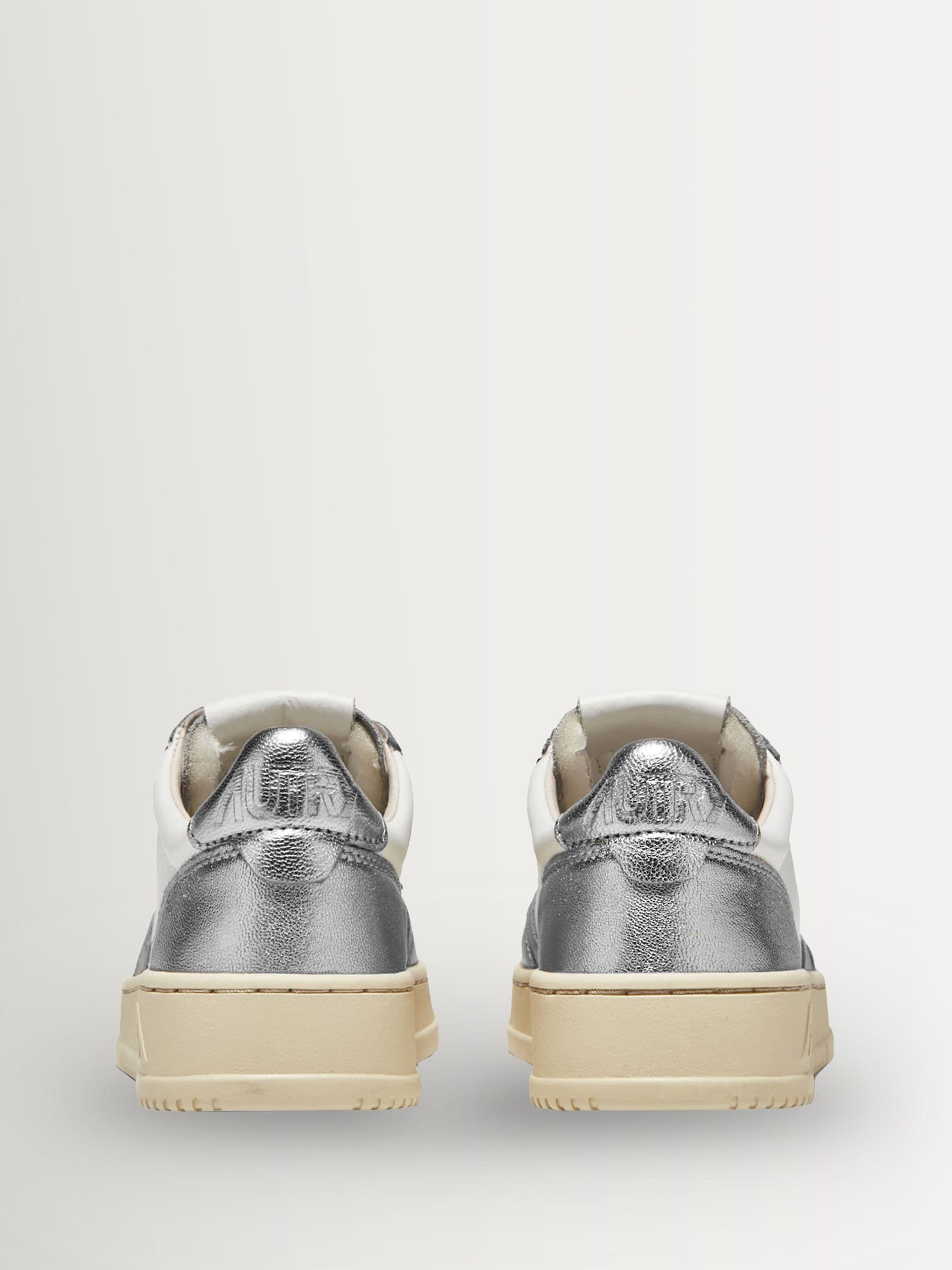 Buy AUTRY Silver Womens Medalist Low Trainers from the Next UK