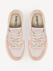 AUTRY Pink Kids Medalist Low Trainers - Image 4 of 6