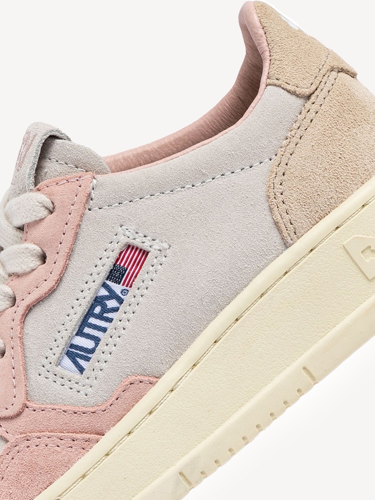 AUTRY Pink Kids Medalist Low Trainers - Image 6 of 6