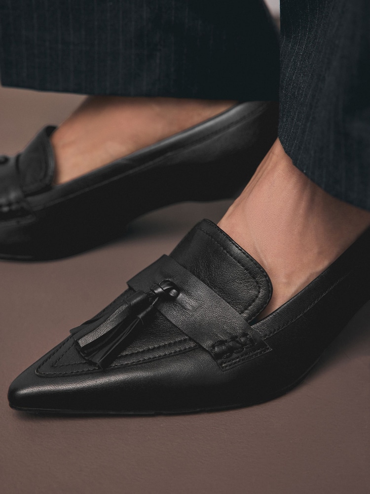 Pointy Toe Loafers Pointed Loafers Womens Buy Black Premium