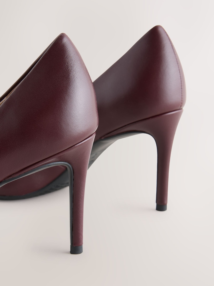 Beerenrot - Forever Comfort® Halbhohe Pumps aus Leder - Bild 10 von 10 Beerenrot - Forever Comfort® Halbhohe Pumps aus Leder - Bild 10 von 10