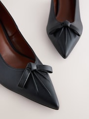 Black Forever Comfort® Bow Court Heels - Image 9 of 9