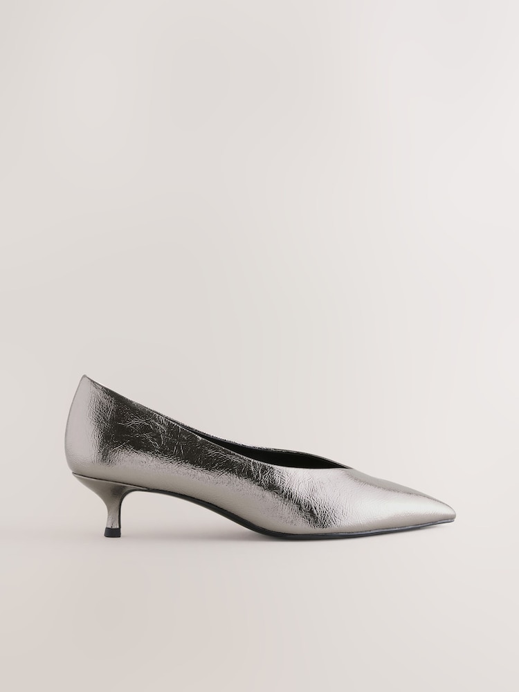 modrosiva - Forever Comfort® Point Toe Low čevelj ali škorenj z visoko, ozko peto, ukrivljeno pod čevelj - Slika 1 iz 5 modrosiva - Forever Comfort® Point Toe Low čevelj ali škorenj z visoko, ozko peto, ukrivljeno pod čevelj - Slika 1 iz 5