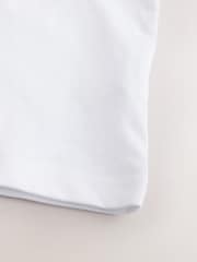 White Relaxed Fit Short Sleeve 100% Cotton T-Shirt (3-17yrs) - Image 4 of 4