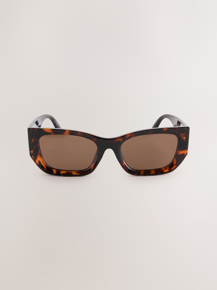 Carapaça de tartaruga marrom - Sunglassesquadrados - Imagem 2 de 3
