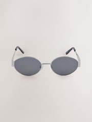 Black Tone Oval Sunglasses - Image 2 of 3