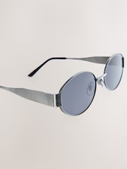 Black Tone Oval Sunglasses - Image 3 of 3
