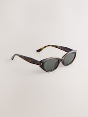 Carapaça de tartaruga marrom - Slim Sunglasses - Imagem 1 de 3
