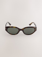 Carapaça de tartaruga marrom - Slim Sunglasses - Imagem 2 de 3