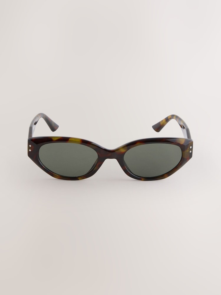 Carapaça de tartaruga marrom - Slim Sunglasses - Imagem 2 de 3