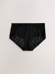 Black/Pink Lace Midi Knickers 2 Pack - Image 3 of 5