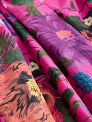 Hot Pink Floral Kew Collection Prom Dress (3-12yrs) - Image 7 of 8