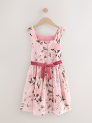 Pink Floral Print Prom Dress (3-12yrs) - Image 5 of 6