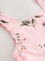 Pink Floral Print Prom Dress (3-12yrs) - Image 9 of 9