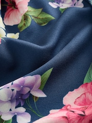 Navy Floral Printed Jumpsuit (3-16yrs) - Image 7 of 8