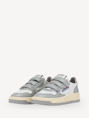 AUTRY Grey Kids Kidstripes Low Trainers - Image 2 of 6