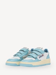 AUTRY Blue Kids Kidstripes Low Trainers - Image 2 of 6
