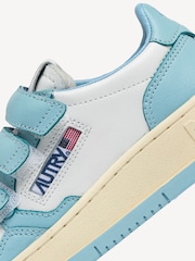 AUTRY Blue Kids Kidstripes Low Trainers - Image 6 of 6