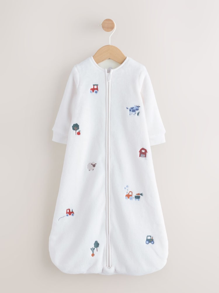 Embroidered Farm 2.5 TOG Fleece Sleep Bag - Image 1 of 8