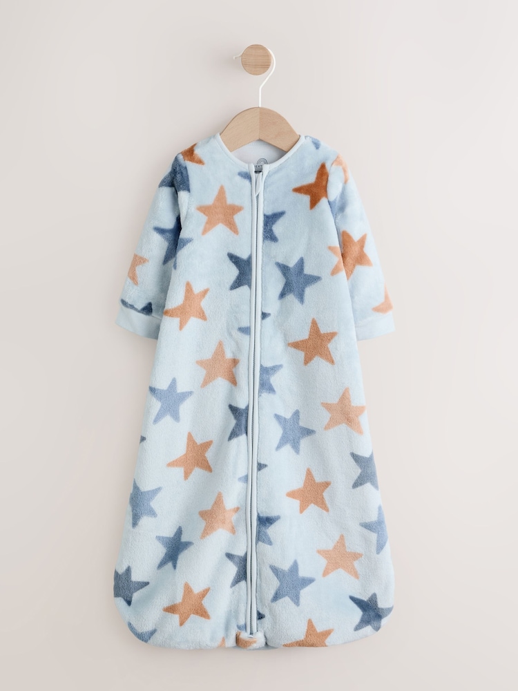 Blue Stars 2.5 TOG Fleece Baby Sleep Bag - Image 1 of 8