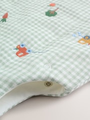 Gingham Embroidered Farm 2.5 TOG Sleeveless Sleep Bag - Image 10 of 16