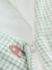 Gingham Embroidered Farm 2.5 TOG Sleeveless Sleep Bag - Image 13 of 16