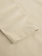 Stone Relaxed Fit Long Sleeve Cosy T-Shirt (3-16yrs) - Image 7 of 7