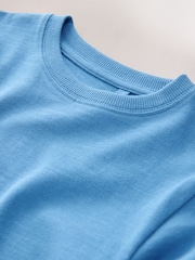 Pale Blue Regular Fit Long Sleeve Cosy T-Shirt (3-16yrs) - Image 1 of 4