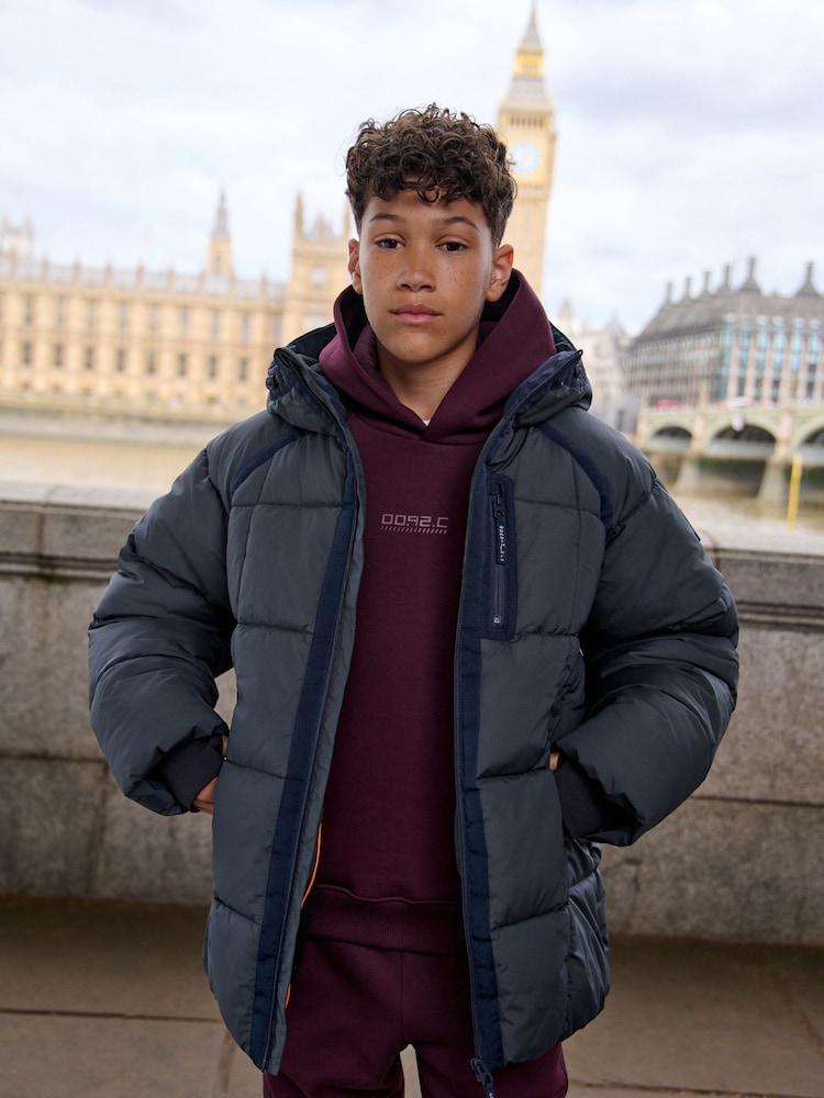 Grau - Padded Jacket (3-16yrs) - Bild 1 von 14
