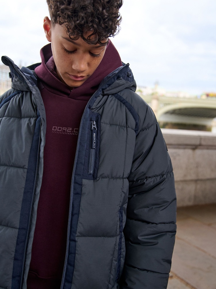 Grau - Padded Jacket (3-16yrs) - Bild 2 von 14