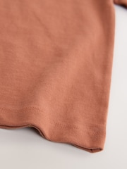 Rust Red Regular Fit Long Sleeve Cosy T-Shirt (3-16yrs) - Image 4 of 4